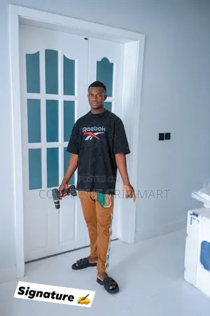 4ft Wooden Glass HDF Door