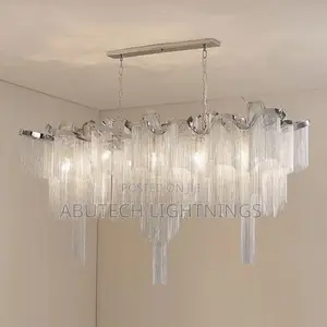 1200mm Modern Aluminum Tassel Chandelier