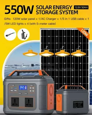 550w High Efficiency Solar Generator - Home Outdoor Use