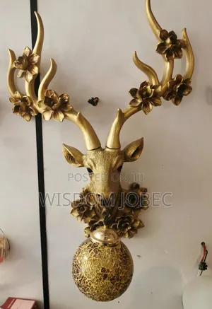Nordic Gold Buckhorn Wall Light