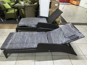 Wicker Sun Lounger Set