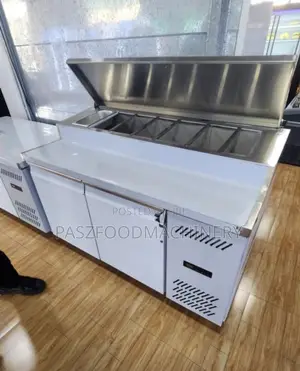 7 Plates Quality Salad Bar With Under Bar Chiller