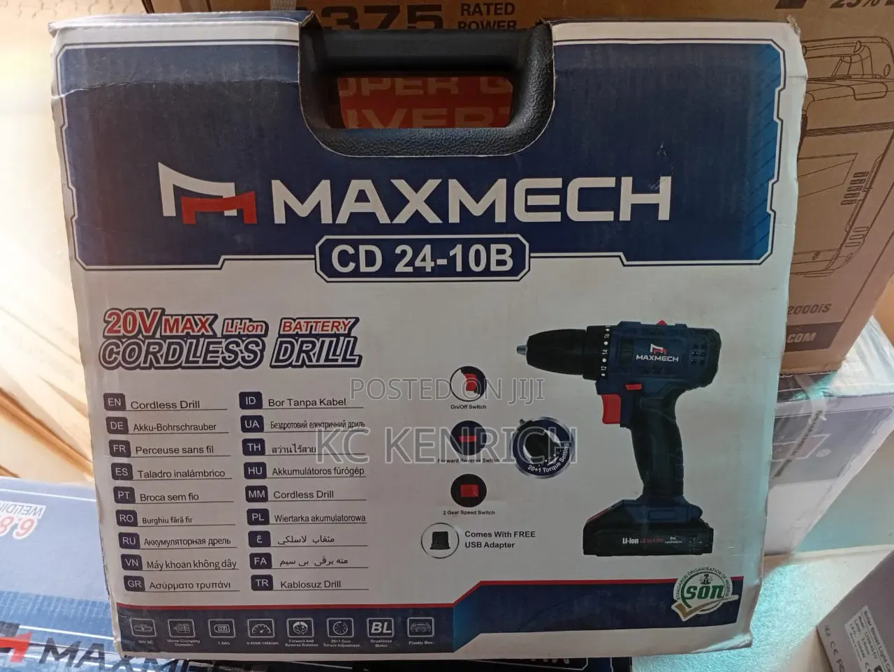 Maxmech Cordless Drill Cd24-10b