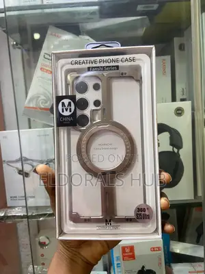 Luxury Magnetic Ring Case for Samsung Galaxy S25 Ultra 360°