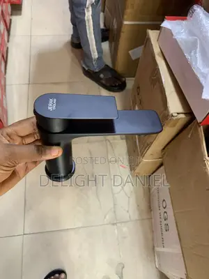 Black Basin Mixer Tap