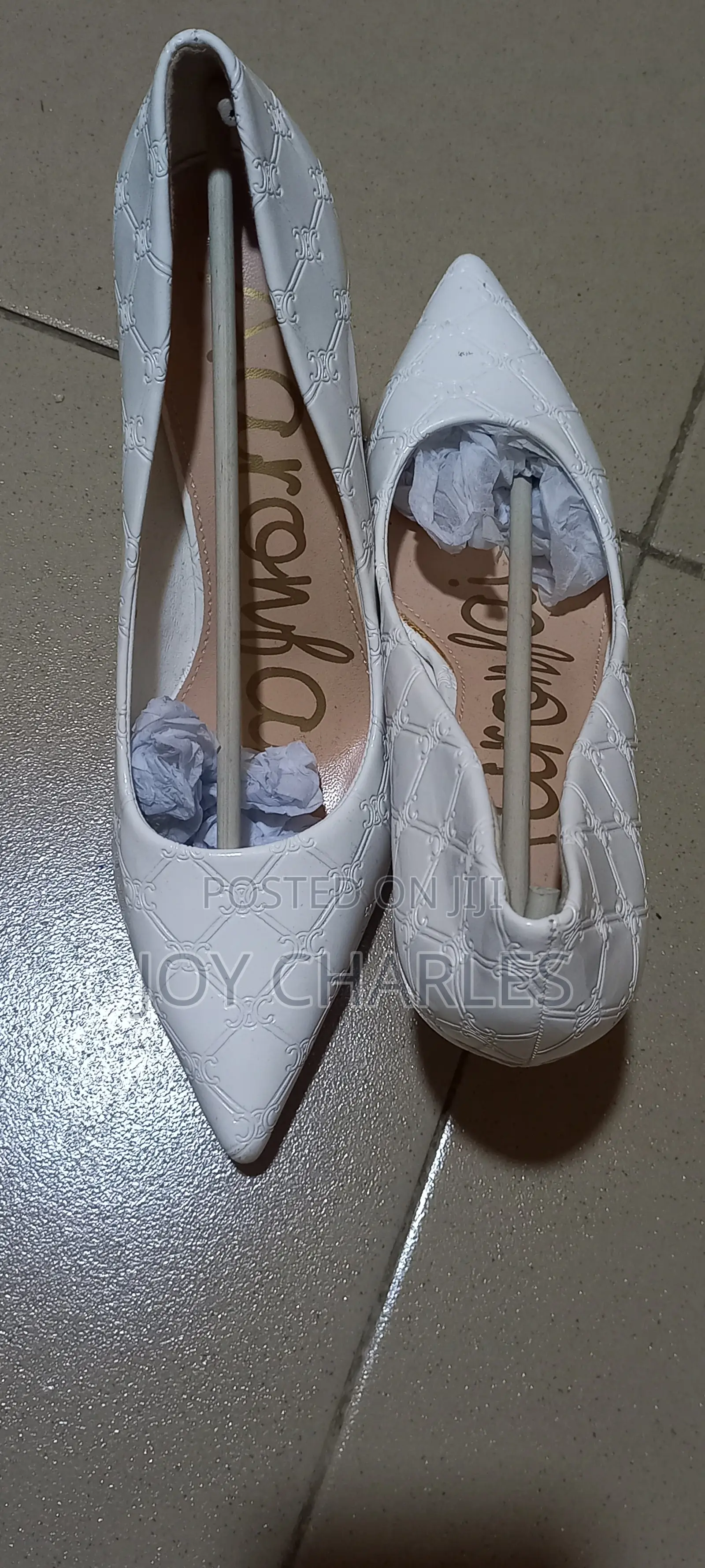 White Sam Wdelman Pointed-Toe Pump