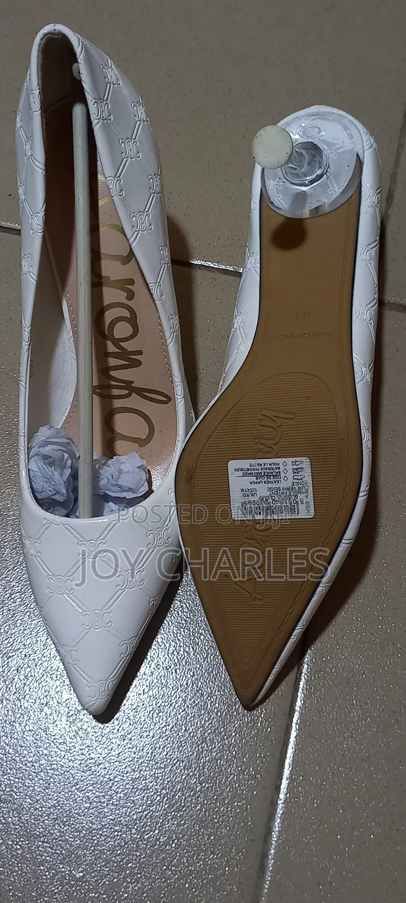 White Sam Wdelman Pointed-Toe Pump