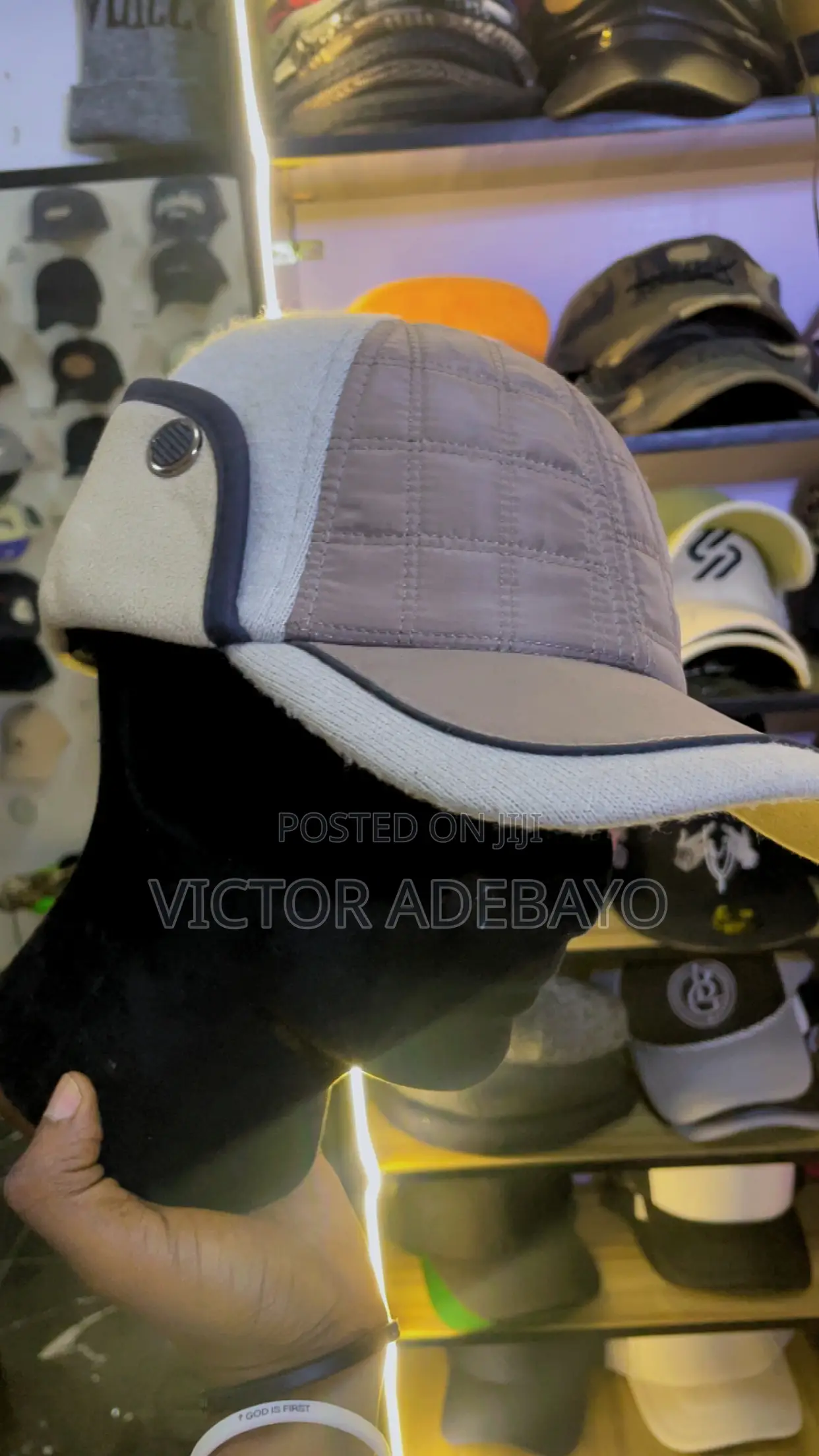5 Panel Fitted Face Cap