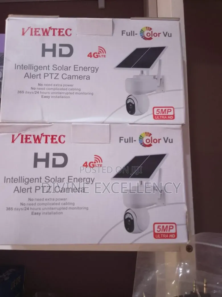 Single Lens Solar CCTV Camera