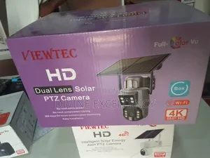 Ubox Double Lens Wifi Enable Solar CCTV Camera