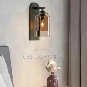 Vintage Industrial Bell Glass Wall Sconce