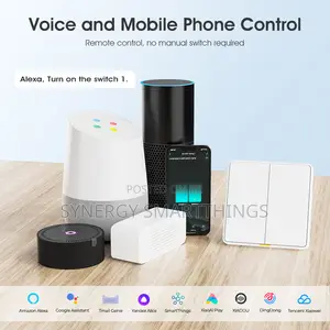 C-Smart Zigbee 2 Gang Button Switch Alexa- Google Voice Assistant