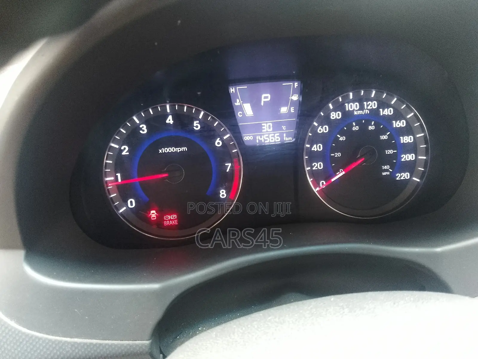 Hyundai Accent 2014 Red