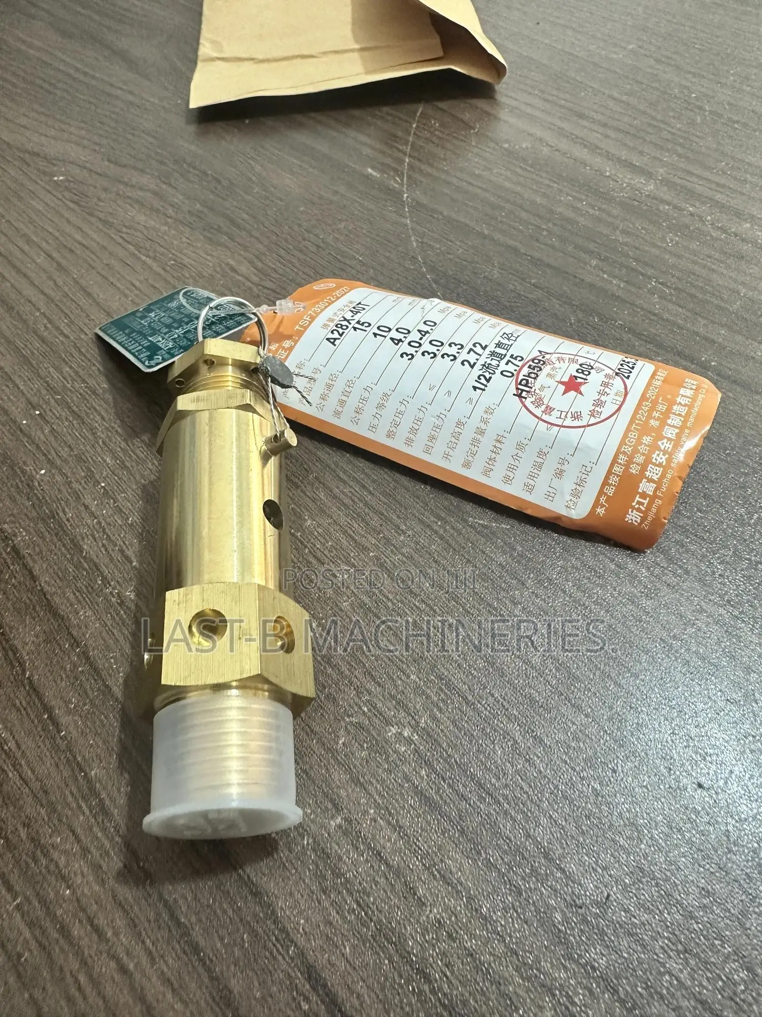 0-30bar High Pressure Safety Valve