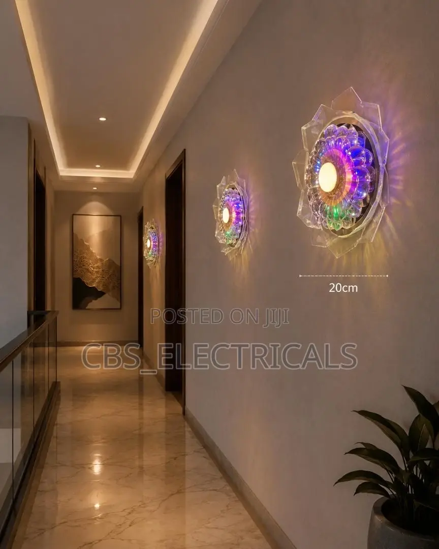 Modern Colorful Lotus Led Wall Sconce