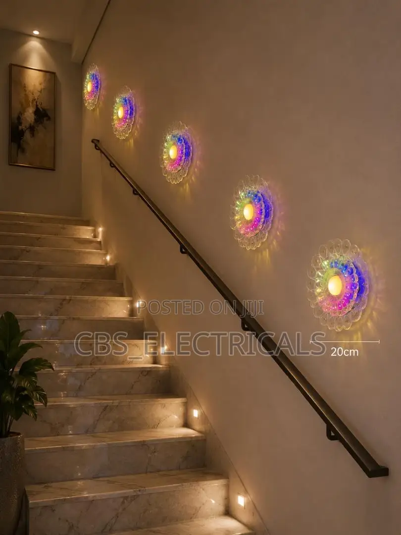 Modern Colorful Lotus Led Wall Sconce