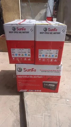 Sunfit 130ah 12v Solar Dry Cell Battery