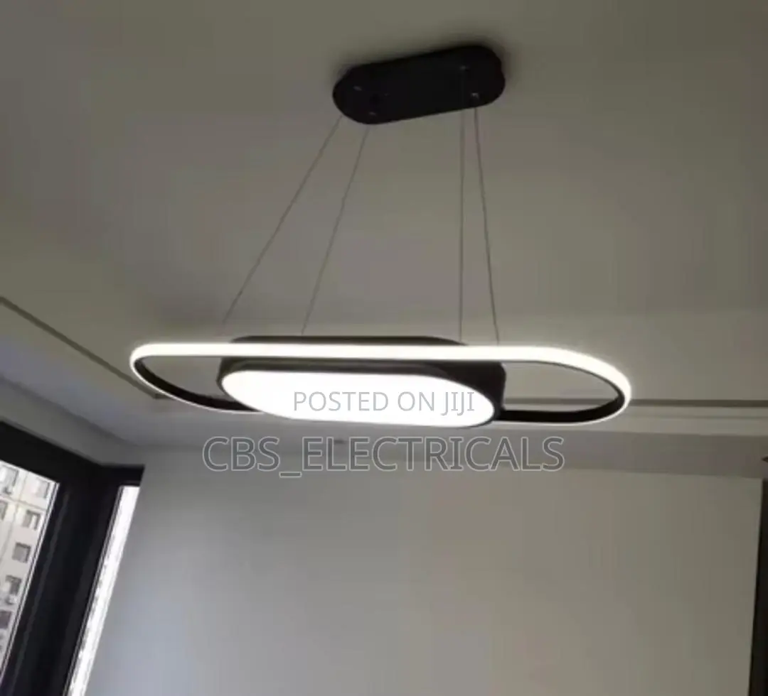 Modern Minimalist Oval Led Chandelier