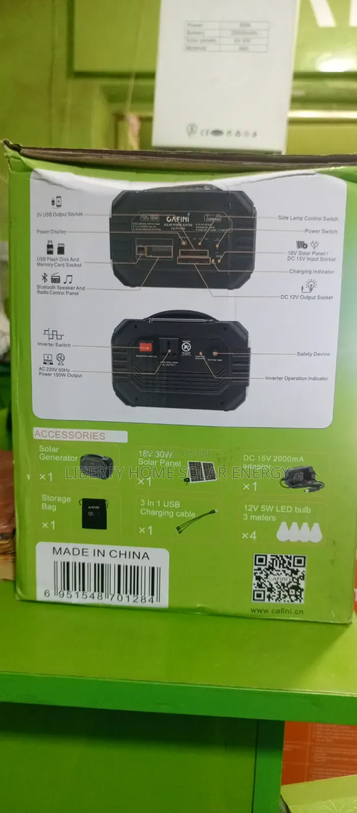 Cafini Solar Generator