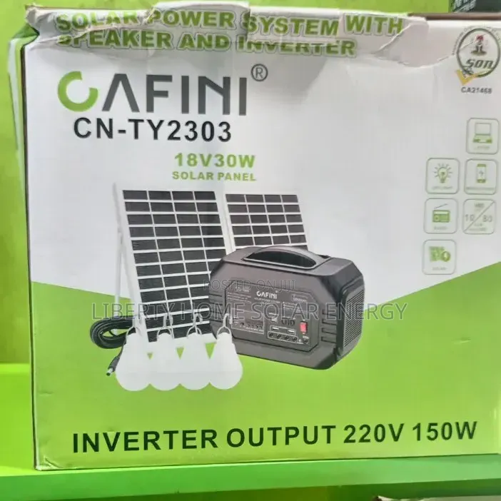 Cafini Solar Generator
