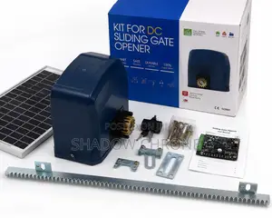 Solar Powered Sliding Gate Motor Kit