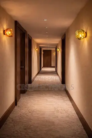 Luxury Melted Glass Amber Wall Sconces