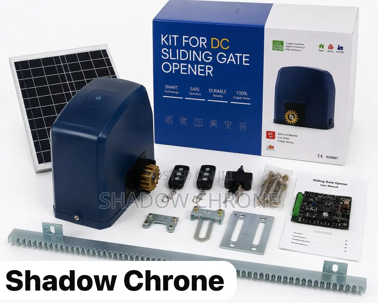 Smart Sliding Gate Motor With Complete Accessories