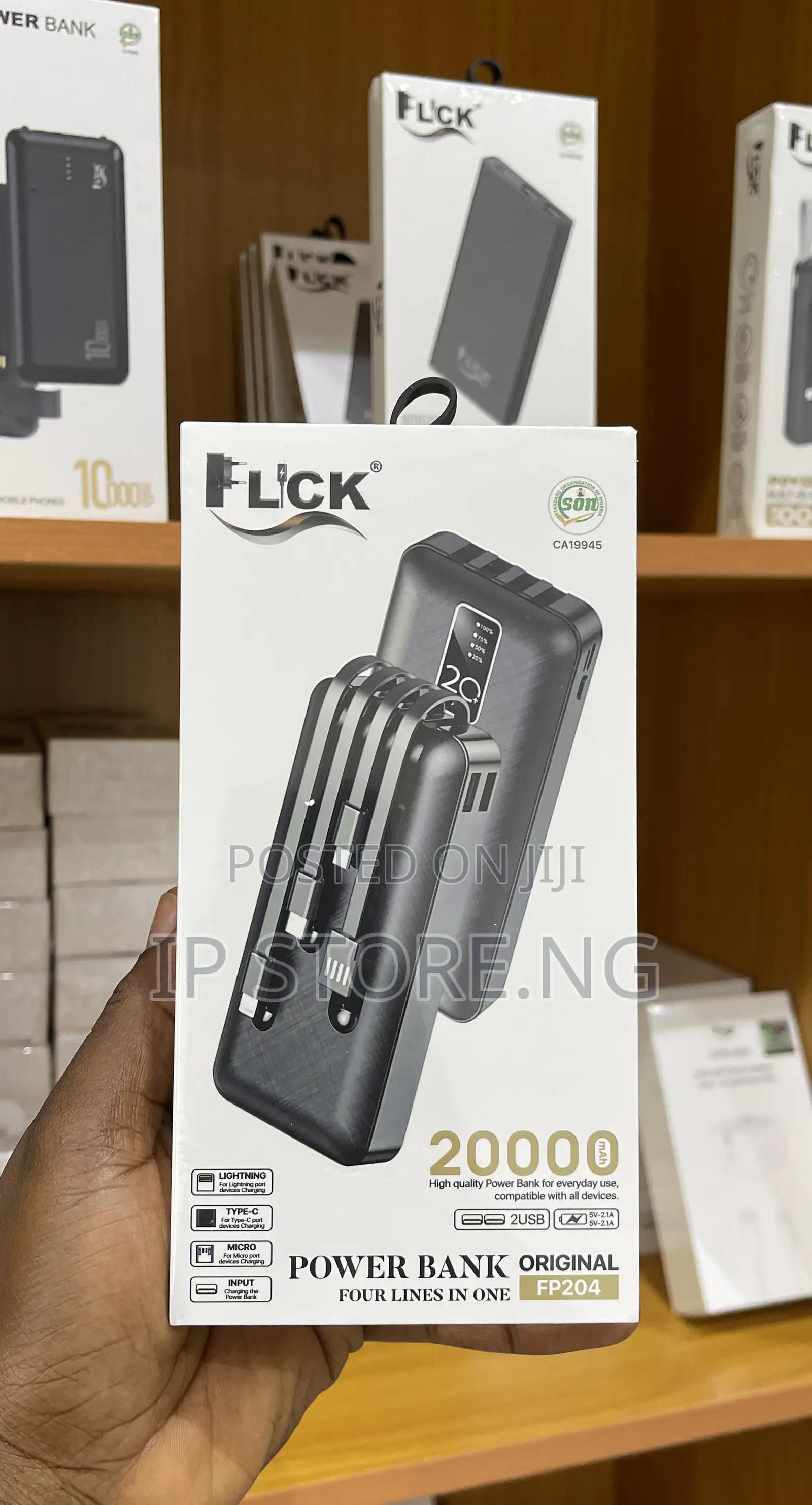 Flick Power Bank (20000mah)