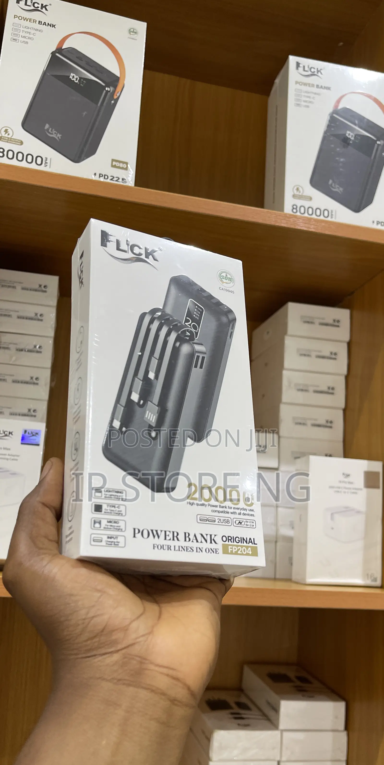 Flick Power Bank (20000mah)