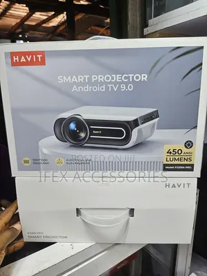 Havit Smart Projector Android Tv 9.0 (450 Ansi Lumens)