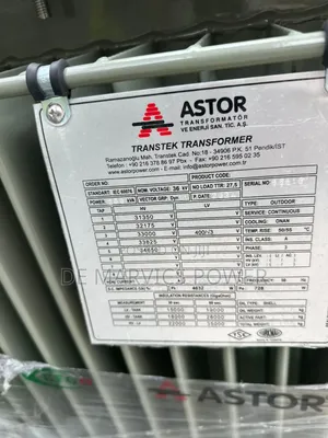 200kva/33 Astor Transformer