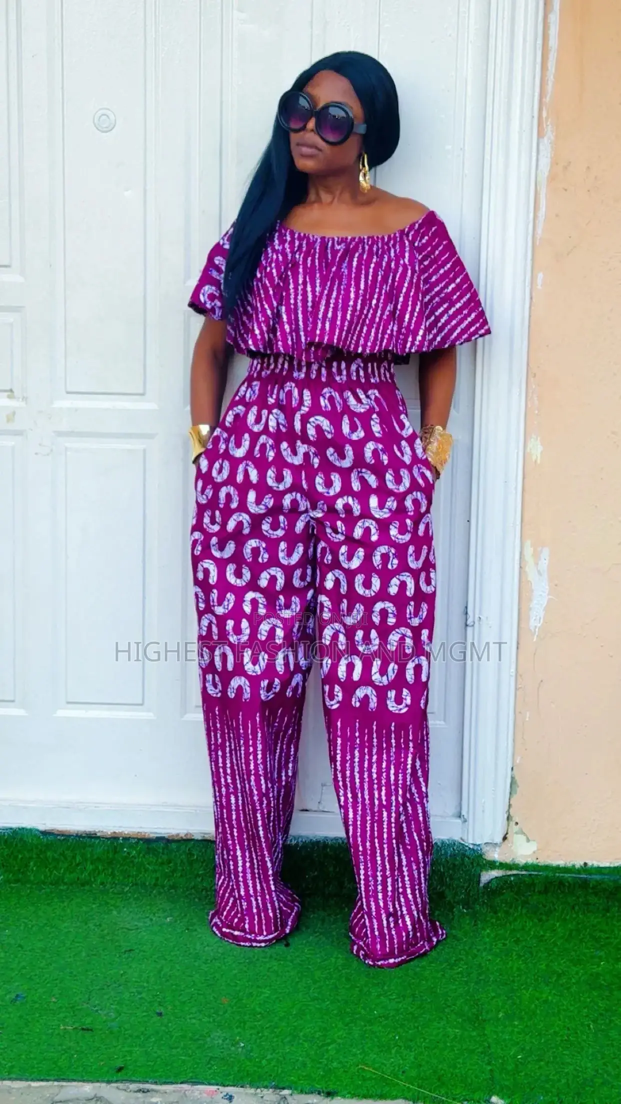 Off Shoulder Jumpsuit - Style 800