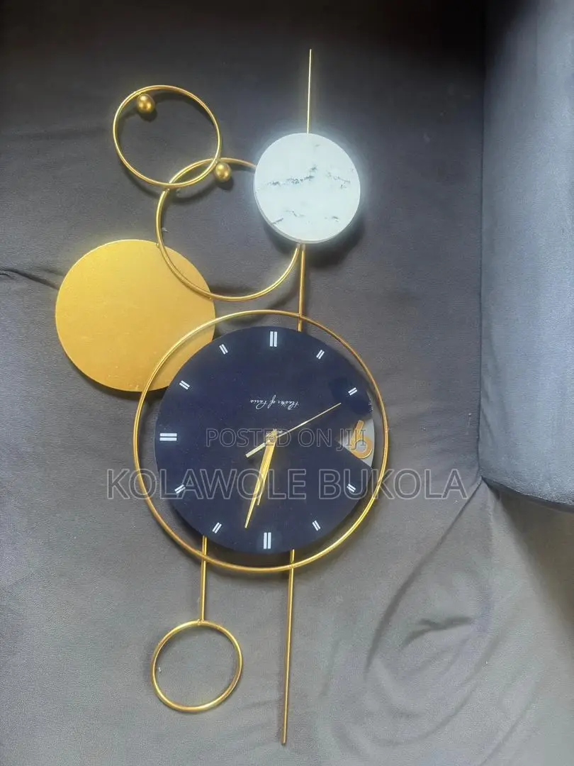 Artwork and Wall Clock