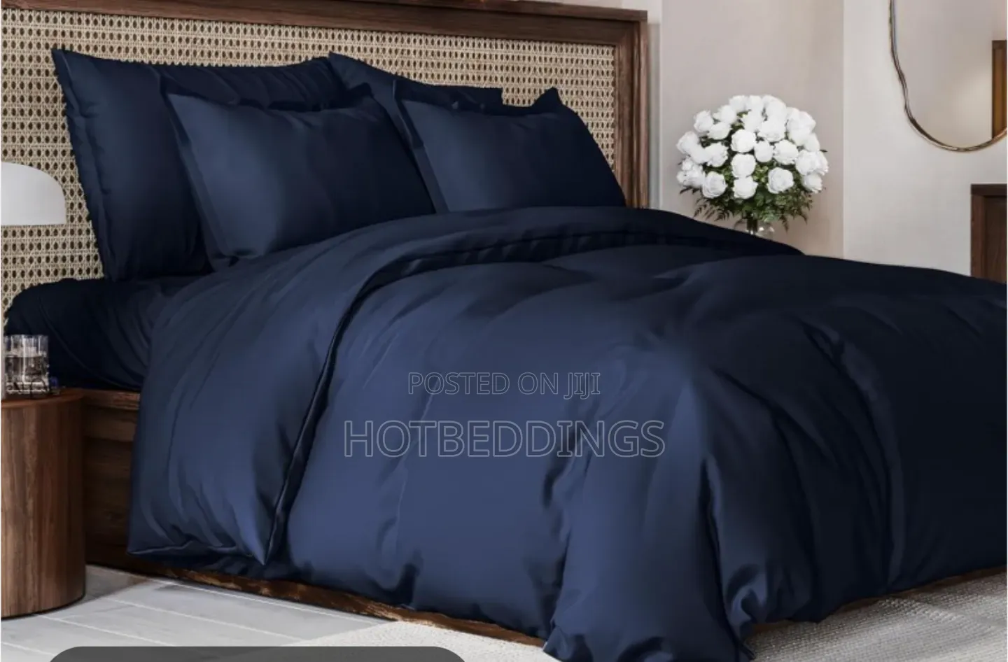 Real Duvet, Bedsheet and 4 Pillow Cases