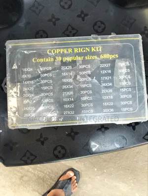 Non Spaking Copper Ring Kit 680 Piece Contain 30 Popular Sizes