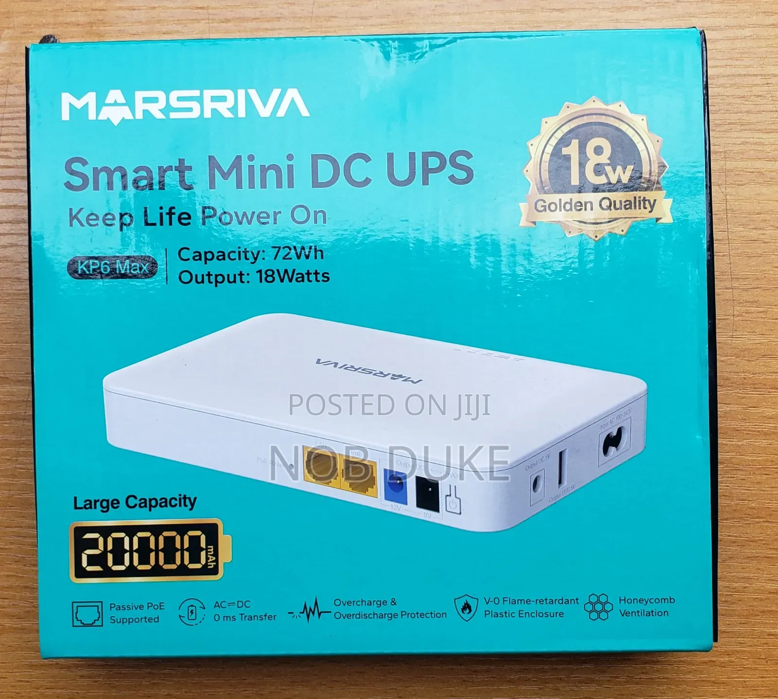 Marsriva Mini Ups 20000mah Dc Ups 18 Watt Battery/Energy