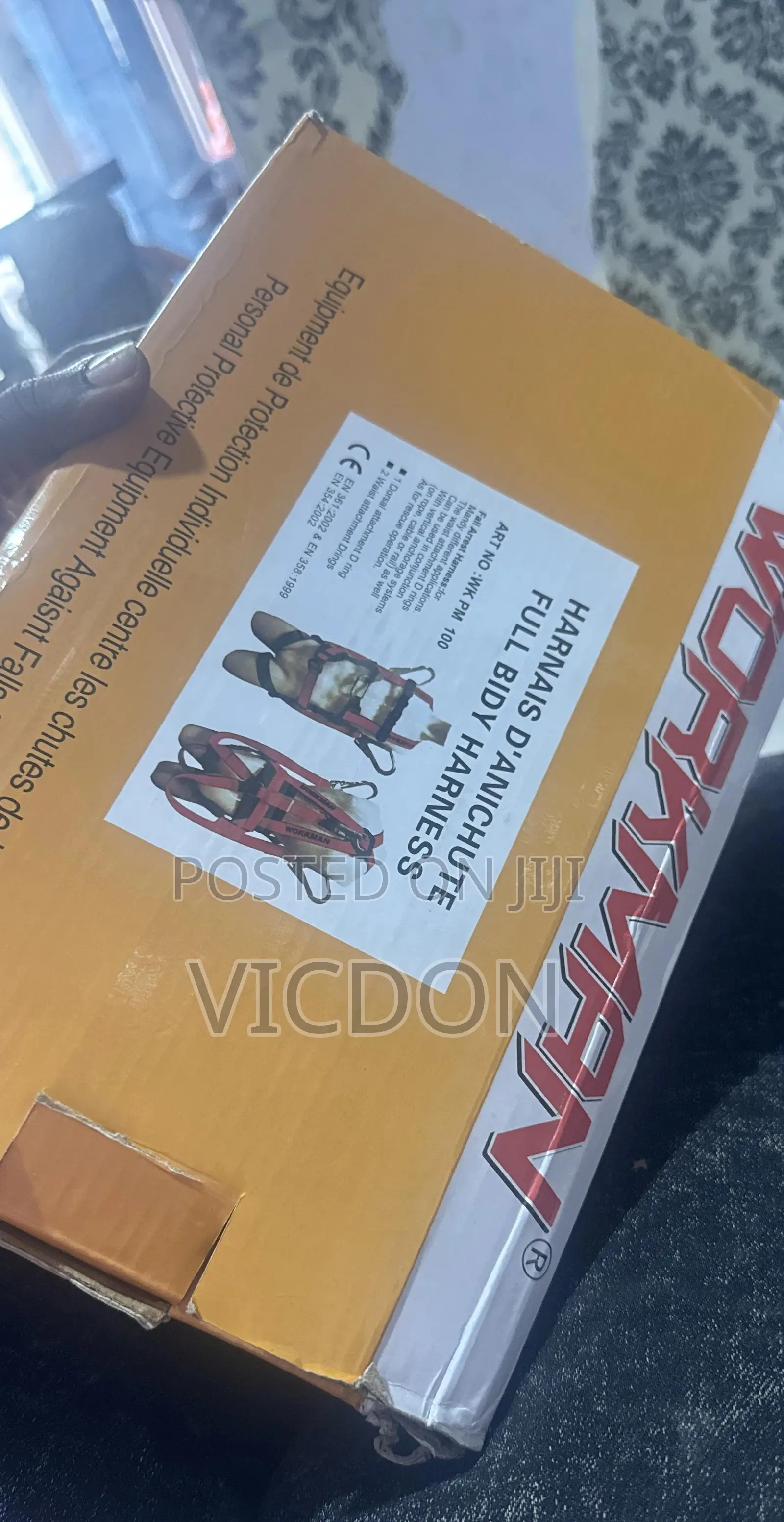 Workman Body Harness( Double Hook)