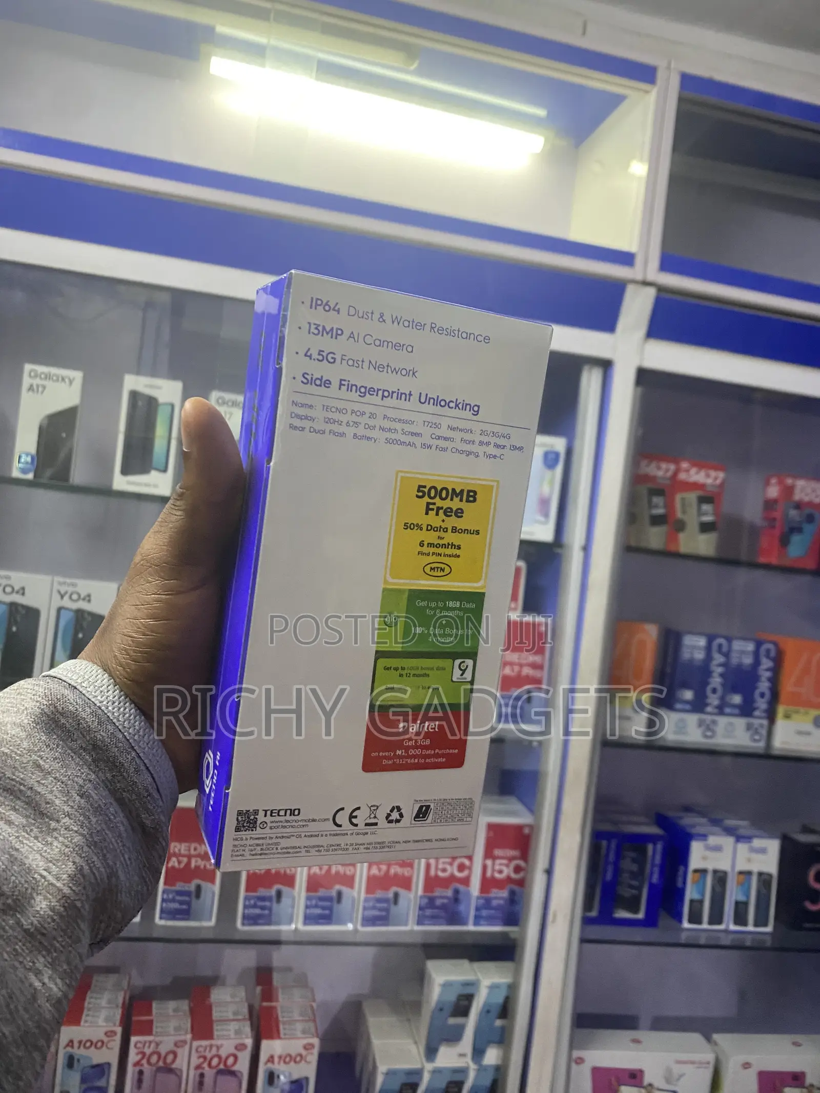 New Tecno Pop 20 128 GB