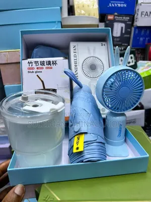 Gift Set Umbrella Fan Cup