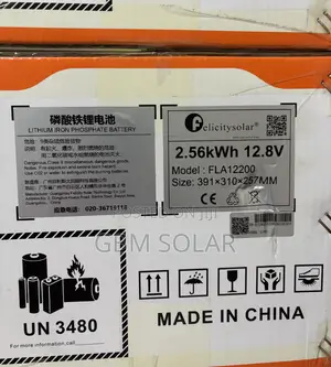 2.5kwh 12v 200ah Lithium Battery Felecity Solar
