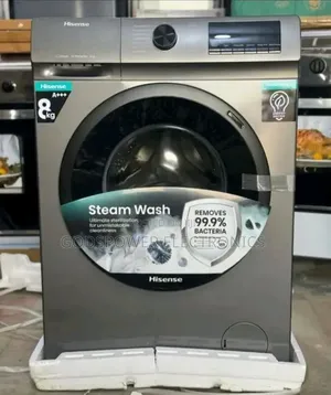 Hisense 8kg Durable Inverter Steam Wash Machine 2 Years Warranty