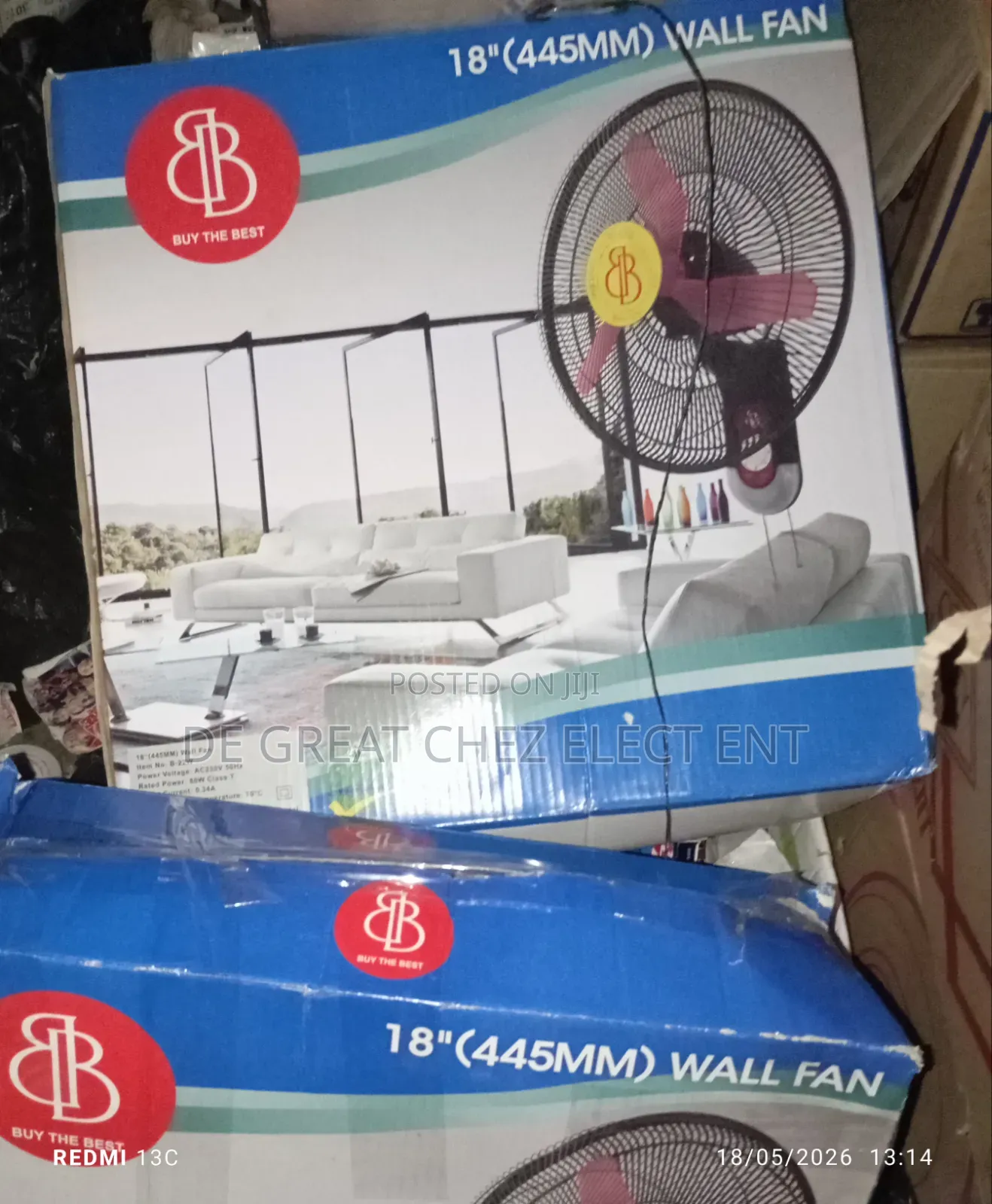 Wall Fan and Standing Fan