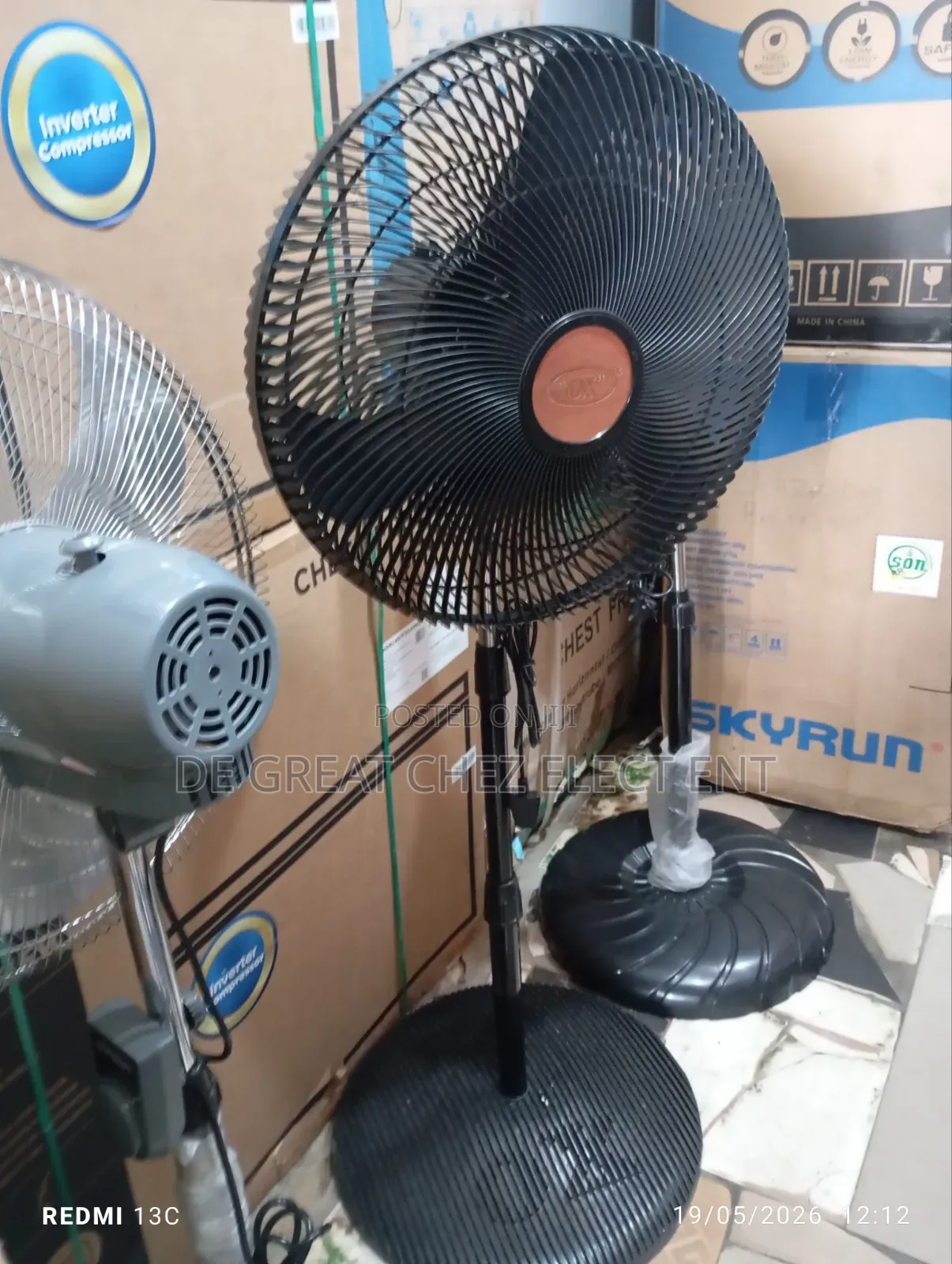 Wall Fan and Standing Fan