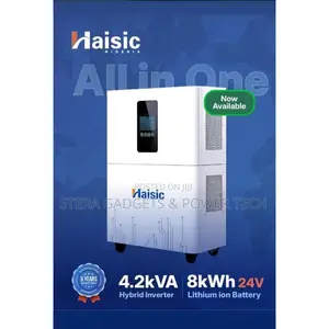 Haisic 4.2kva All-in-One Solar Generator + 8038wh Lithium Battery
