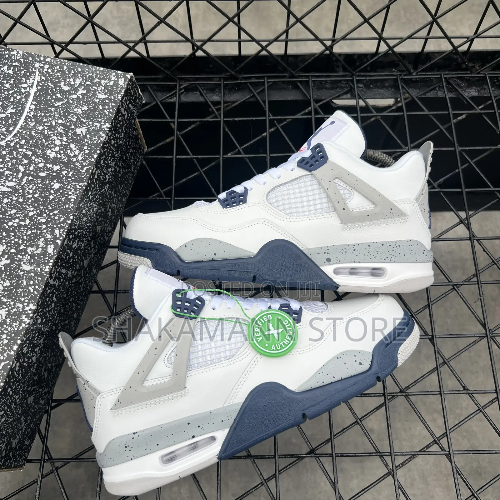 Original Air Jordan 4 Og Midnight Navy Blue