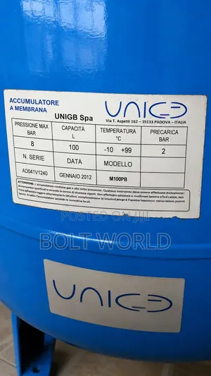 Vertical Pressure Expansion Tank 100 LTRS