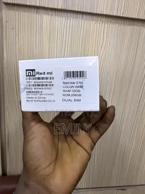 New Xiaomi Redmi Note 12 Pro 5G 256 GB White