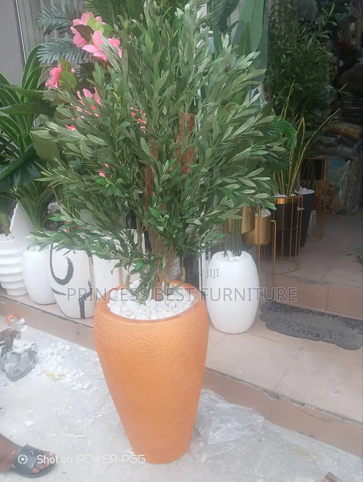 Gold Flower and Pot