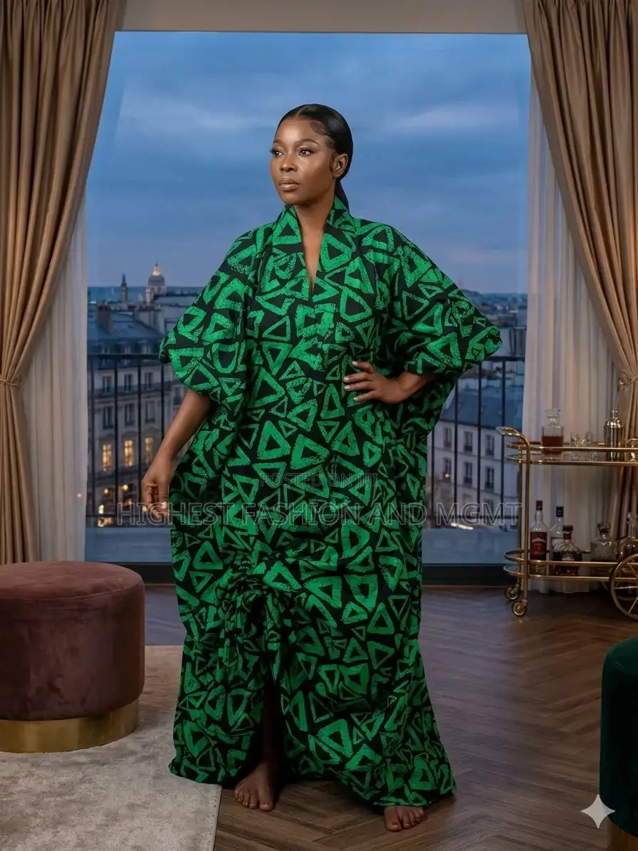 Ankara Bubu Dress - Style 498