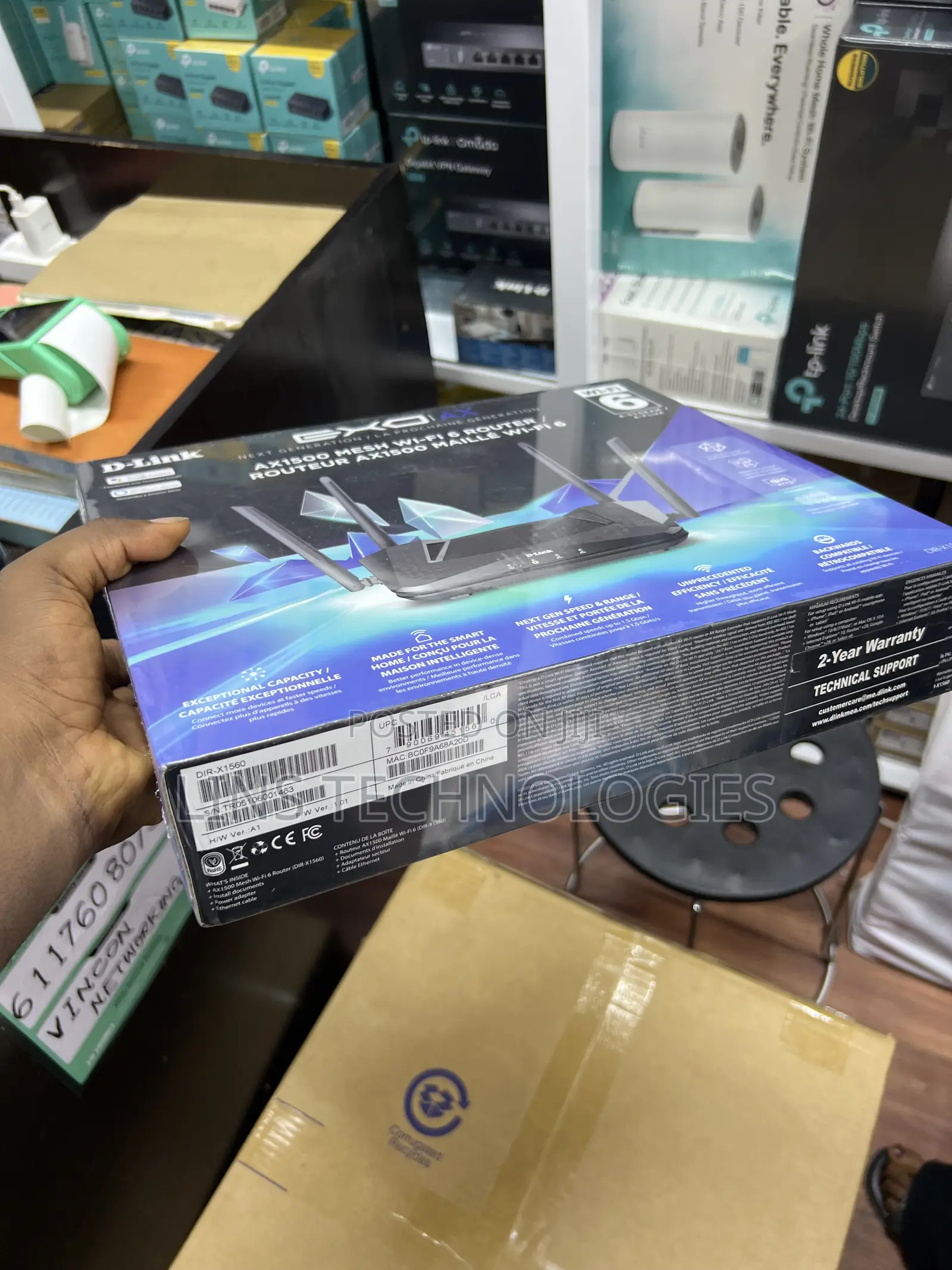 D-Link Ax1500 Mesh Wi-Fi 6 Router